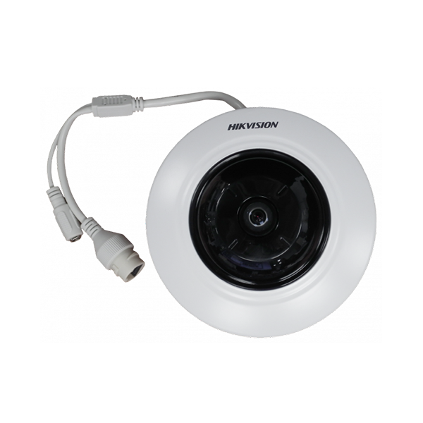 Hikvision DS-2CD2955FWD-IS(1.05mm) 5MP fisheye 180 camera with IR & audio/alarm